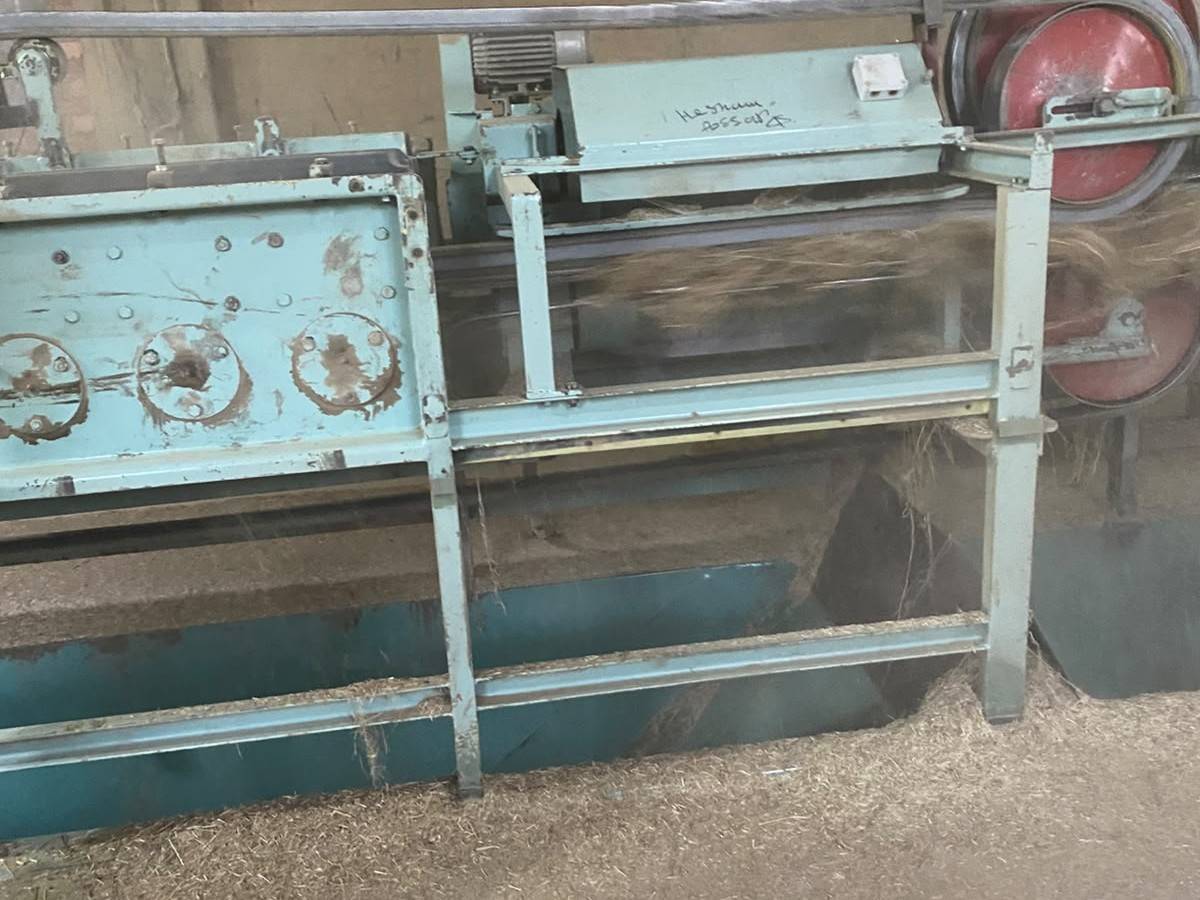 A processing machine at the partner factory